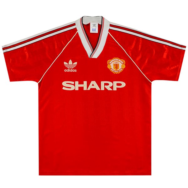 Camiseta Manchester United 1ª Retro 1988 1990 Rojo